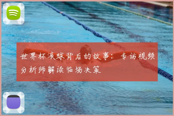 世界杯滚球背后的故事：专访视频分析师解读临场决策